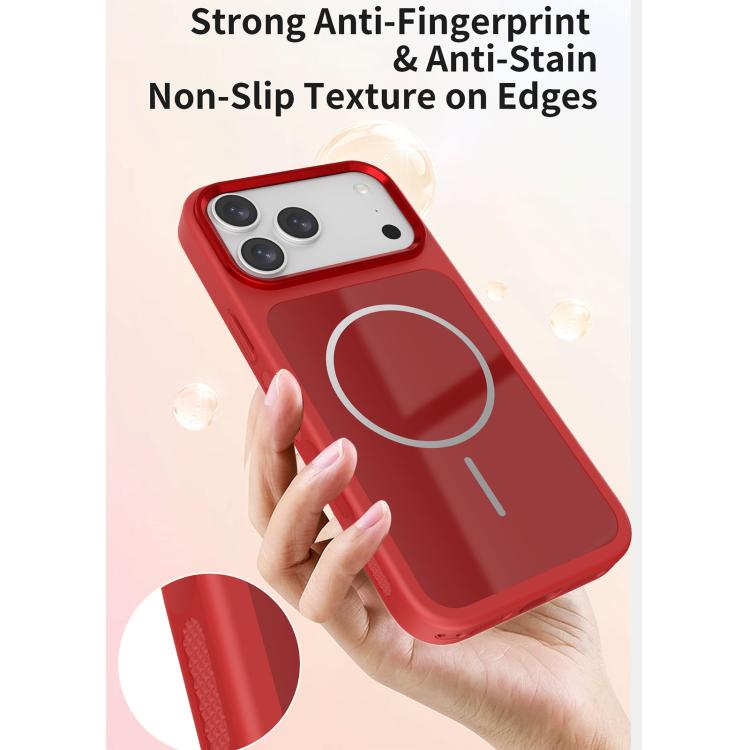 Custodia magnetica per telefono con cinturino da polso e contrasto cromatico, For iPhone 18 Pro, For iPhone 18 Pro Max, For iPhone 17 Pro Max, For iPhone 17 Pro