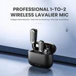 Microfono lavalier wireless 2 in 1 J58 con riduzione del rumore e funzione di monitoraggio., Type-C, 8 Pin