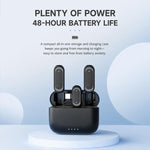 Microfono lavalier wireless 2 in 1 J58 con riduzione del rumore e funzione di monitoraggio., Type-C, 8 Pin