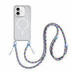 Custodia magnetica trasparente per telefono in acrilico e TPU con cordino, For iPhone 17 Pro Max, For iPhone 17 Pro, For iPhone 17