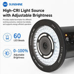 Microscopio digitale SUNSHINE MS10E-04 4K HD con base in metallo e ampio display da 10 pollici., EU Plug, UK Plug