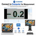 Microscopio digitale SUNSHINE MS10E-04 4K HD con base in metallo e ampio display da 10 pollici., EU Plug, UK Plug