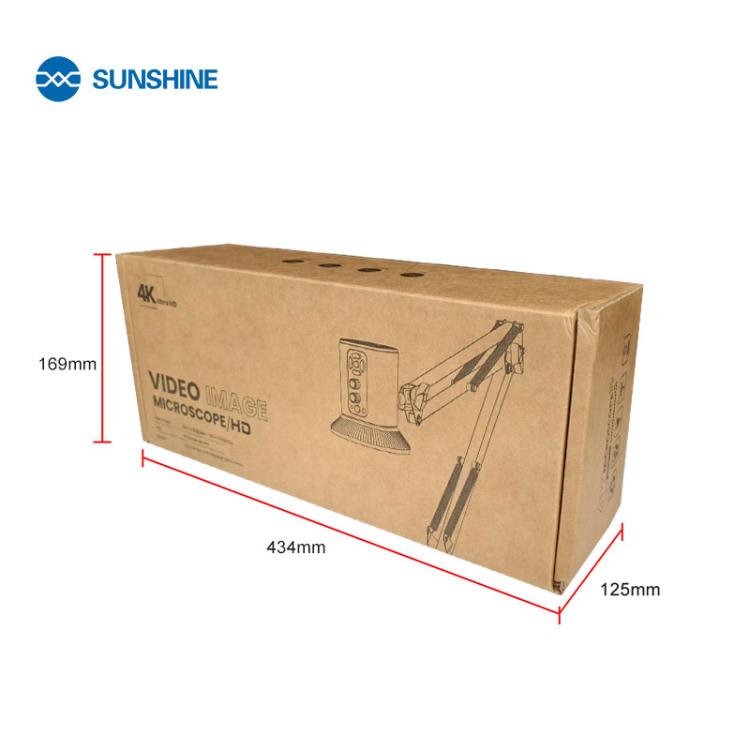 Microscopio digitale SUNSHINE MS10E-05 4K HD con supporto universale, EU Plug, UK Plug