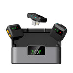 Microfono lavalier wireless Q19 con riduzione del rumore e funzione di monitoraggio., Type-C, 8 Pin, U-shaped Interface, Dual Interface