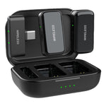Microfono lavalier wireless K16 2 in 1 con riduzione del rumore e funzione di monitoraggio., Type-C, 8 Pin