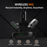 Microfono lavalier wireless K16 2 in 1 con riduzione del rumore e funzione di monitoraggio., Type-C, 8 Pin
