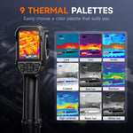 Termocamera ARTBULL da 2,8 pollici con temperatura di esercizio da -20 a 550 gradi Celsius.