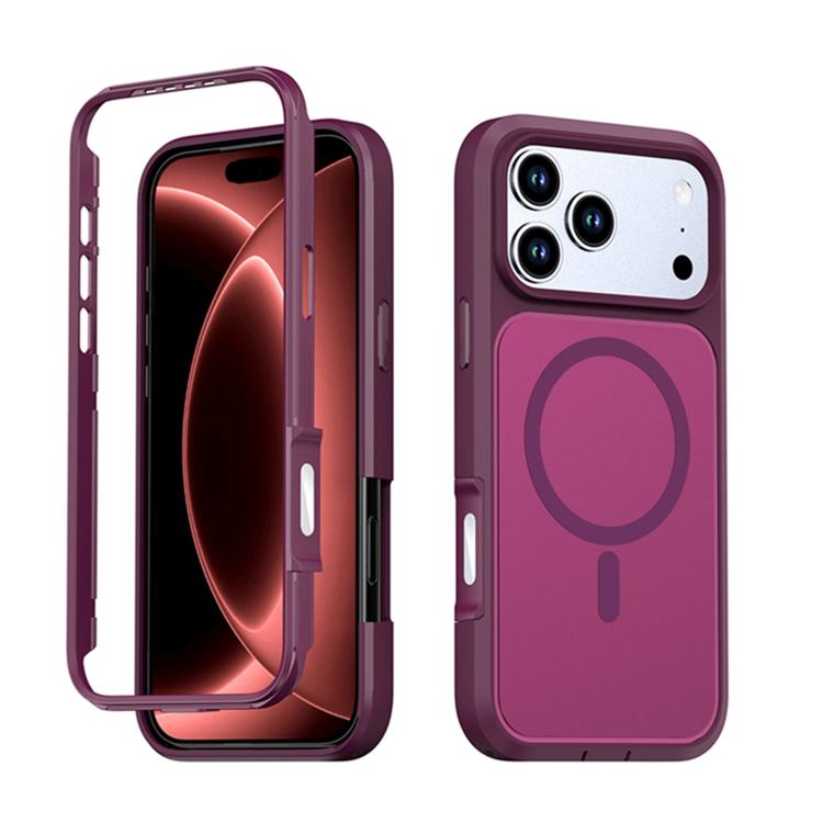 Custodia protettiva magnetica in silicone anti-caduta per telefono, For iPhone 18 Pro, For iPhone 18 Pro Max, For iPhone 17 Pro Max, For iPhone 17 Pro