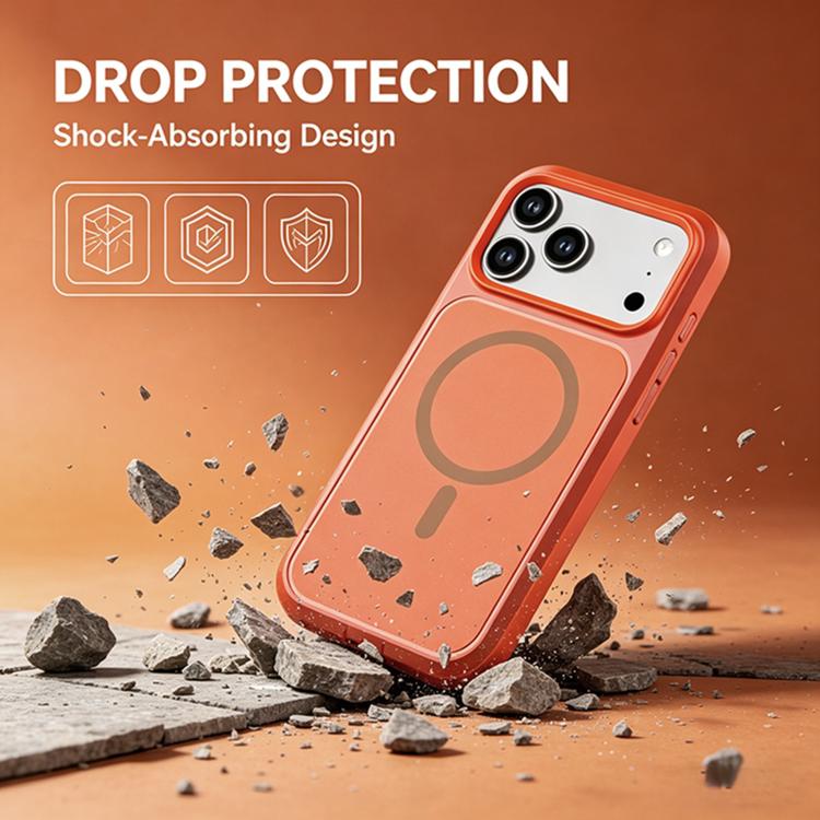 Custodia protettiva magnetica in silicone anti-caduta per telefono, For iPhone 18 Pro, For iPhone 18 Pro Max, For iPhone 17 Pro Max, For iPhone 17 Pro