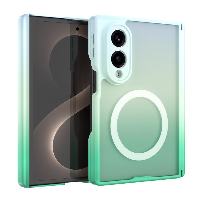 Custodia magnetica pieghevole per telefono in PC con sfumatura Macaron., For Galaxy Z Fold8 5G