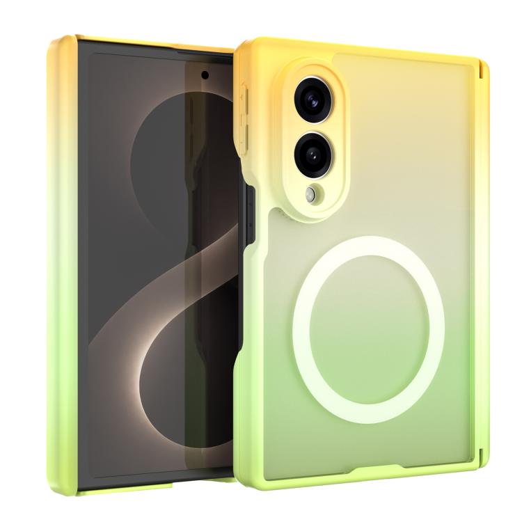 Custodia magnetica pieghevole per telefono in PC con sfumatura Macaron., For Galaxy Z Fold8 5G