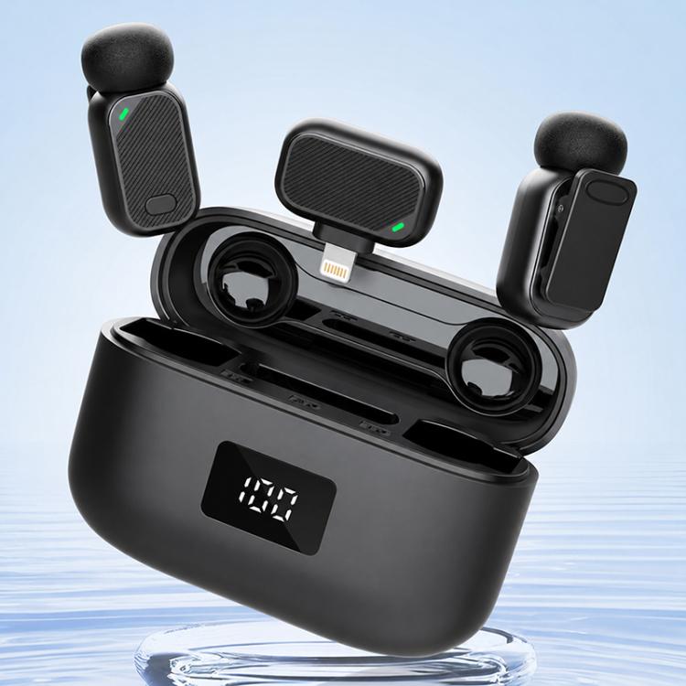 Mini microfono lavalier wireless a 6 vie con riduzione del rumore, Type-C, 8 Pin