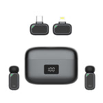 Mini microfono lavalier wireless a 6 vie con riduzione del rumore, Type-C, 8 Pin