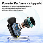 Mini microfono lavalier wireless a 6 vie con riduzione del rumore, Type-C, 8 Pin