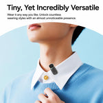 Mini microfono lavalier wireless a 6 vie con riduzione del rumore, Type-C, 8 Pin