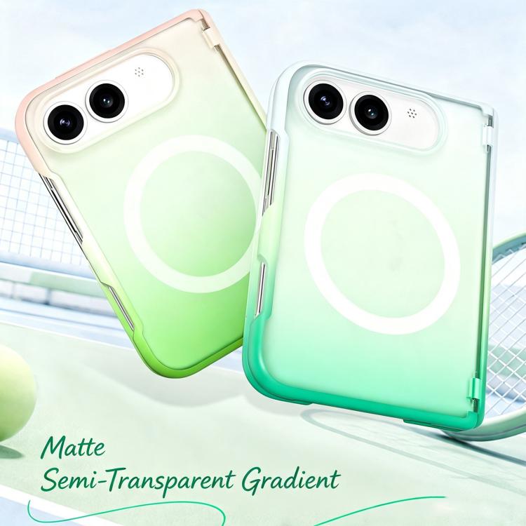Custodia magnetica pieghevole per telefono in PC con sfumatura Macaron., For iPhone Fold