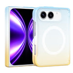 Custodia magnetica pieghevole per telefono in PC con sfumatura Macaron., For iPhone Fold