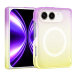 Custodia magnetica pieghevole per telefono in PC con sfumatura Macaron., For iPhone Fold