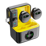 Microfono lavalier wireless magnetico Q10 con riduzione del rumore per streaming live., Type-C, 8 Pin, Type-C+8 Pin