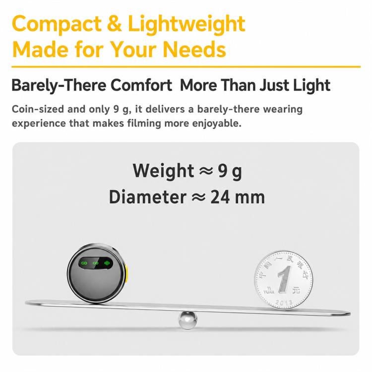 Microfono lavalier wireless magnetico Q10 con riduzione del rumore per streaming live., Type-C, 8 Pin, Type-C+8 Pin