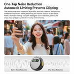 Microfono lavalier wireless magnetico Q10 con riduzione del rumore per streaming live., Type-C, 8 Pin, Type-C+8 Pin