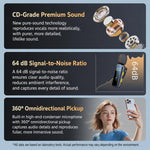 L06 Doppio microfono 2 in 1 per streaming live, lavalier wireless con riduzione del rumore, Type-C, 8 Pin