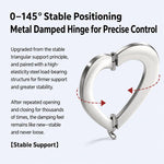Custodia per telefono in silicone liquido a forma di cuore in metallo con supporto integrato., For iPhone 16 Pro Max, For iPhone 16 Pro