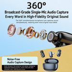 L08 Doppio microfono 2 in 1 per live streaming, lavalier wireless con riduzione del rumore, Type-C, 8 Pin