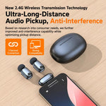 L08 Doppio microfono 2 in 1 per live streaming, lavalier wireless con riduzione del rumore, Type-C, 8 Pin