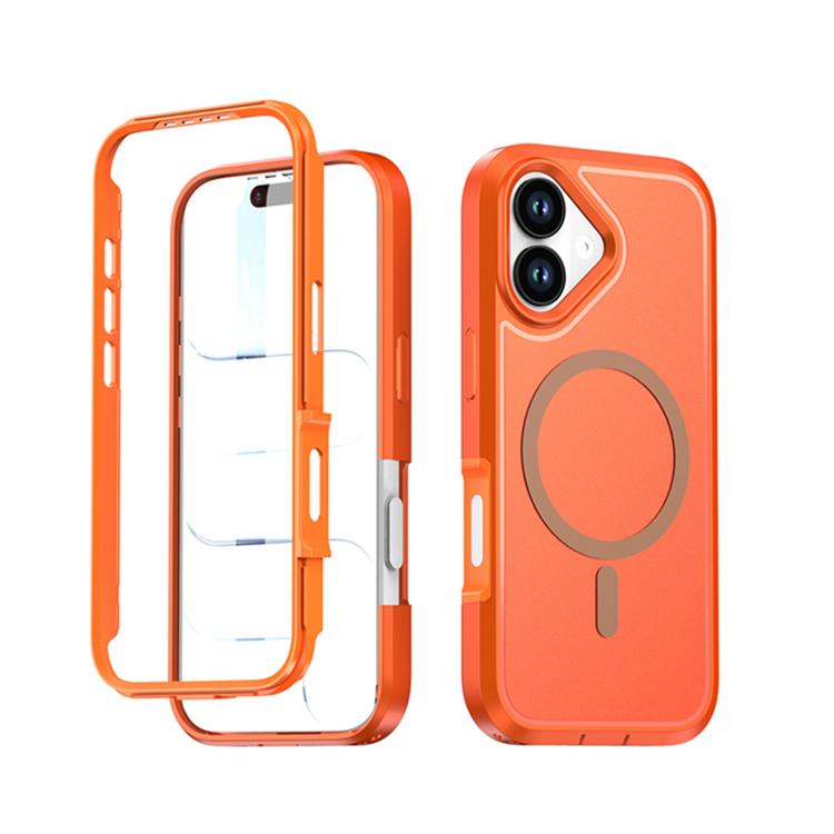 Custodia protettiva magnetica in silicone anti-caduta per telefono, For iPhone 17, For iPhone 16 Pro Max, For iPhone 16 Pro, For iPhone 16 Plus