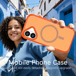 Custodia protettiva magnetica in silicone anti-caduta per telefono, For iPhone 17, For iPhone 16 Pro Max, For iPhone 16 Pro, For iPhone 16 Plus