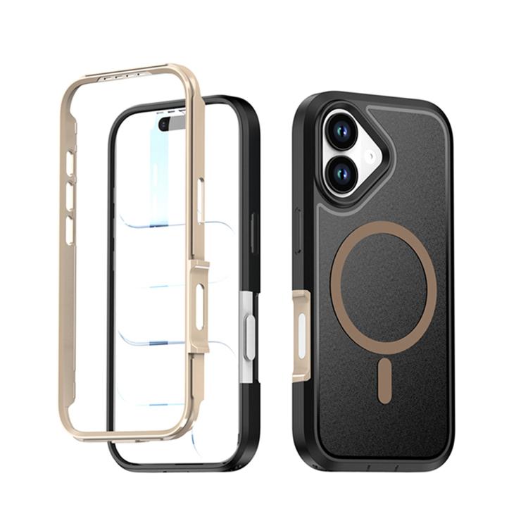 Custodia protettiva magnetica in silicone anti-caduta per telefono, For iPhone 17, For iPhone 16 Pro Max, For iPhone 16 Pro, For iPhone 16 Plus