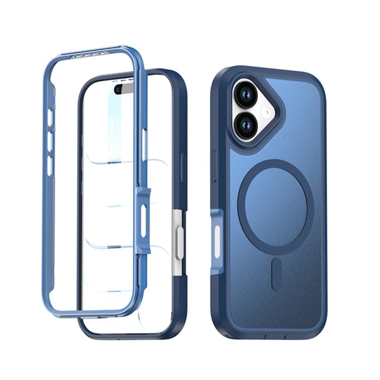 Custodia protettiva magnetica in silicone anti-caduta per telefono, For iPhone 17, For iPhone 16 Pro Max, For iPhone 16 Pro, For iPhone 16 Plus
