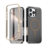 Custodia protettiva magnetica in silicone anti-caduta per telefono, For iPhone 17, For iPhone 16 Pro Max, For iPhone 16 Pro, For iPhone 16 Plus