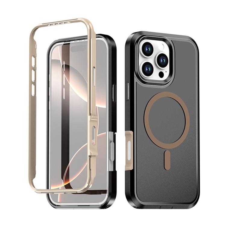 Custodia protettiva magnetica in silicone anti-caduta per telefono, For iPhone 17, For iPhone 16 Pro Max, For iPhone 16 Pro, For iPhone 16 Plus