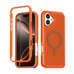 Custodia protettiva magnetica in silicone anti-caduta per telefono, For iPhone 17, For iPhone 16 Pro Max, For iPhone 16 Pro, For iPhone 16 Plus