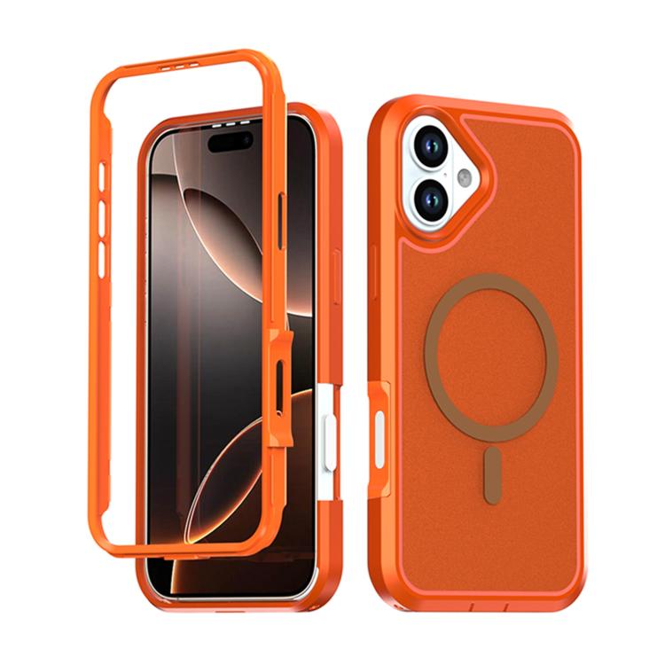 Custodia protettiva magnetica in silicone anti-caduta per telefono, For iPhone 17, For iPhone 16 Pro Max, For iPhone 16 Pro, For iPhone 16 Plus