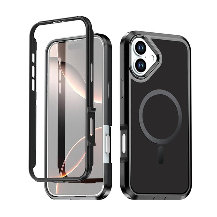 Custodia protettiva magnetica in silicone anti-caduta per telefono, For iPhone 17, For iPhone 16 Pro Max, For iPhone 16 Pro, For iPhone 16 Plus