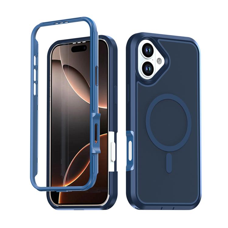 Custodia protettiva magnetica in silicone anti-caduta per telefono, For iPhone 17, For iPhone 16 Pro Max, For iPhone 16 Pro, For iPhone 16 Plus