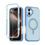 Custodia protettiva magnetica in silicone anti-caduta per telefono, For iPhone 17, For iPhone 16 Pro Max, For iPhone 16 Pro, For iPhone 16 Plus