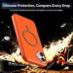 Custodia protettiva magnetica in silicone anti-caduta per telefono, For iPhone 16, For iPhone 15 Pro Max, For iPhone 15 Pro, For iPhone 14 Pro