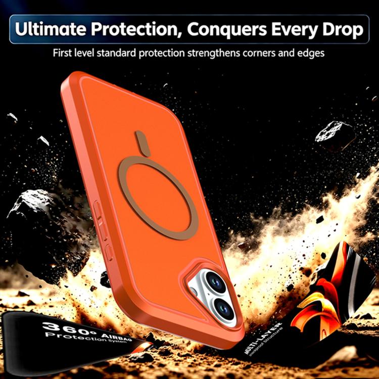 Custodia protettiva magnetica in silicone anti-caduta per telefono, For iPhone 16, For iPhone 15 Pro Max, For iPhone 15 Pro, For iPhone 14 Pro