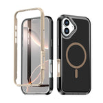 Custodia protettiva magnetica in silicone anti-caduta per telefono, For iPhone 16, For iPhone 15 Pro Max, For iPhone 15 Pro, For iPhone 14 Pro