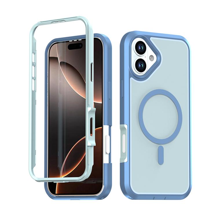 Custodia protettiva magnetica in silicone anti-caduta per telefono, For iPhone 16, For iPhone 15 Pro Max, For iPhone 15 Pro, For iPhone 14 Pro