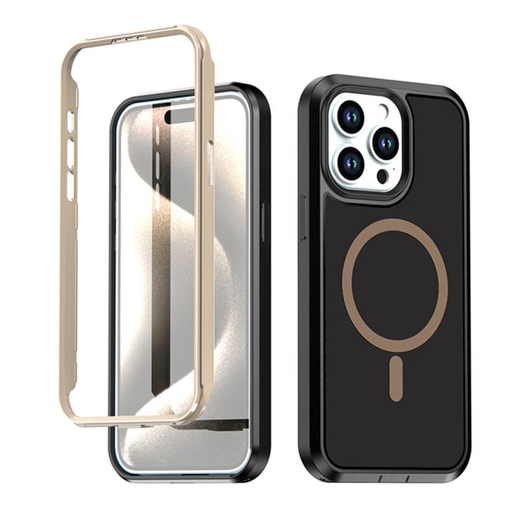 Custodia protettiva magnetica in silicone anti-caduta per telefono, For iPhone 16, For iPhone 15 Pro Max, For iPhone 15 Pro, For iPhone 14 Pro