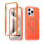 Custodia protettiva magnetica in silicone anti-caduta per telefono, For iPhone 16, For iPhone 15 Pro Max, For iPhone 15 Pro, For iPhone 14 Pro