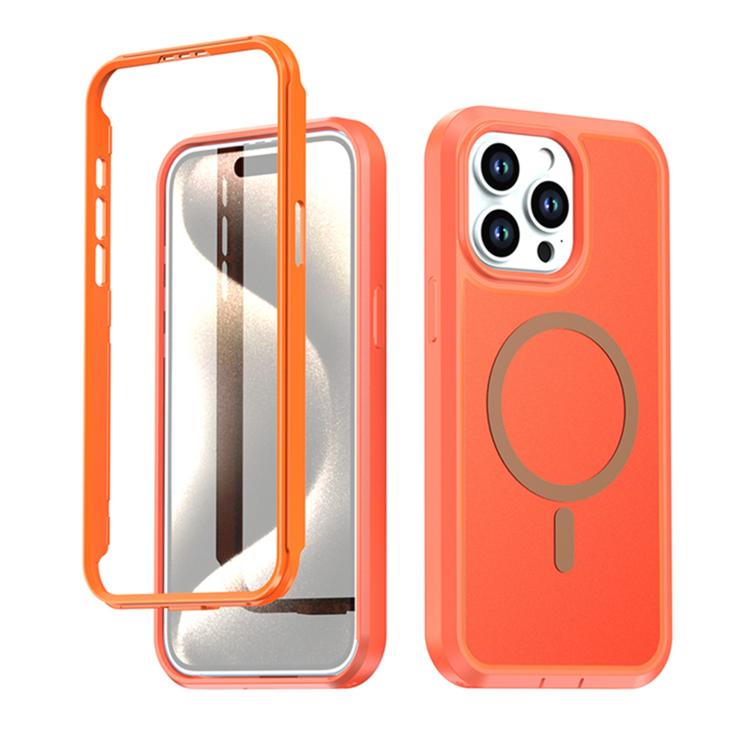 Custodia protettiva magnetica in silicone anti-caduta per telefono, For iPhone 16, For iPhone 15 Pro Max, For iPhone 15 Pro, For iPhone 14 Pro