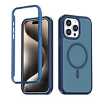 Custodia protettiva magnetica in silicone anti-caduta per telefono, For iPhone 16, For iPhone 15 Pro Max, For iPhone 15 Pro, For iPhone 14 Pro