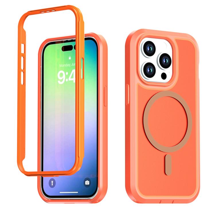 Custodia protettiva magnetica in silicone anti-caduta per telefono, For iPhone 16, For iPhone 15 Pro Max, For iPhone 15 Pro, For iPhone 14 Pro