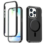Custodia protettiva magnetica in silicone anti-caduta per telefono, For iPhone 16, For iPhone 15 Pro Max, For iPhone 15 Pro, For iPhone 14 Pro